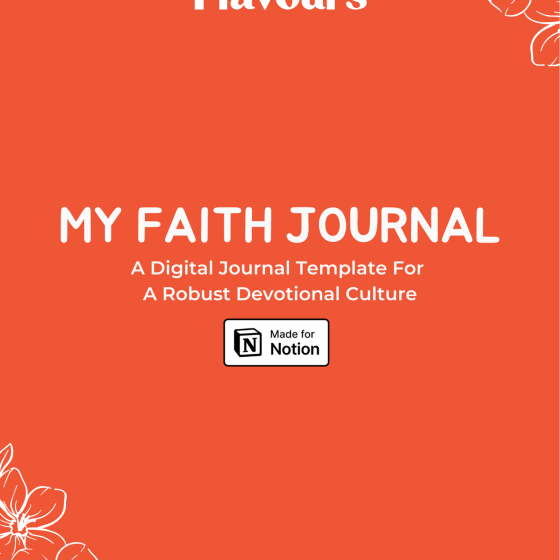 My Faith Journal - By Colours & Flavours