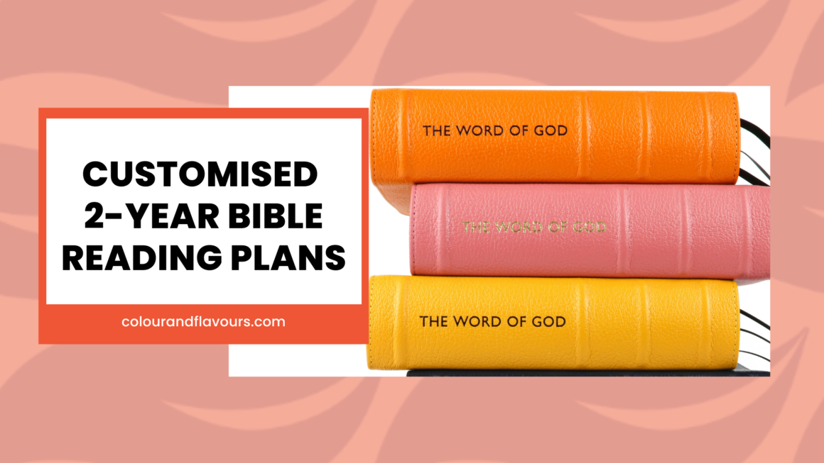 My Customised 2-Year Bible Reading Plans (Free Template)